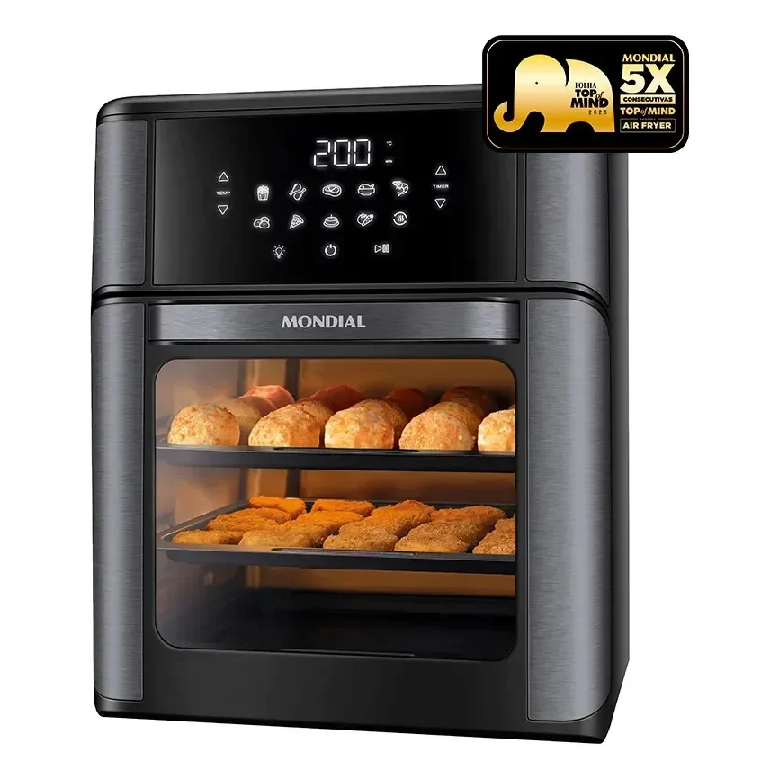Air Fryer Forno Mondial AFON-12L-BG 12 Litros vale a pena? Análise completa