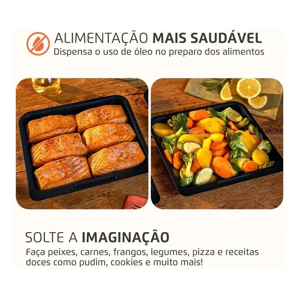 Exemplos de receitas na Air Fryer Mondial 12 litros