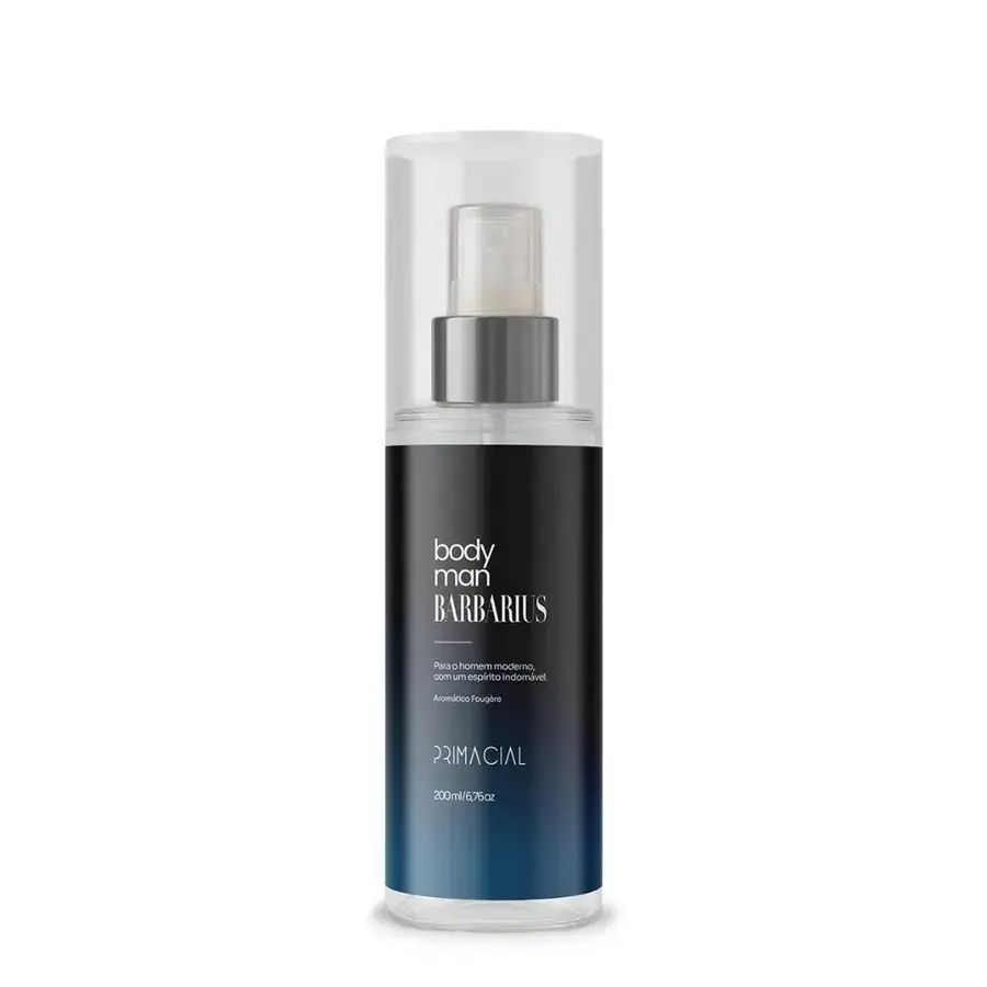 Body Splash Masculino Barbarius de 200 ml