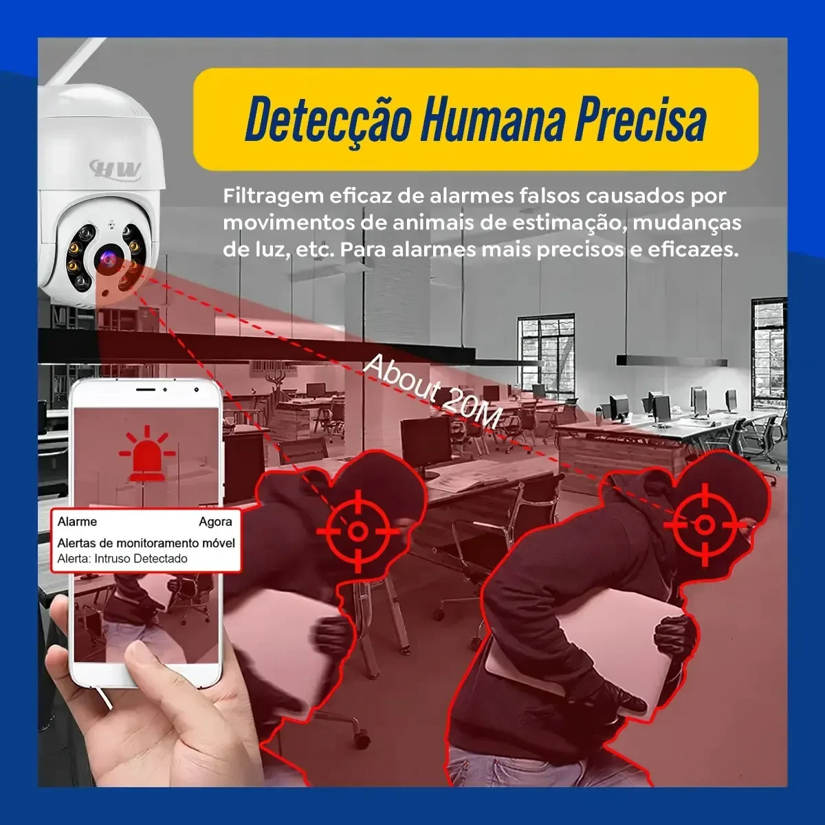 Detecção de movimento da câmera HW A8