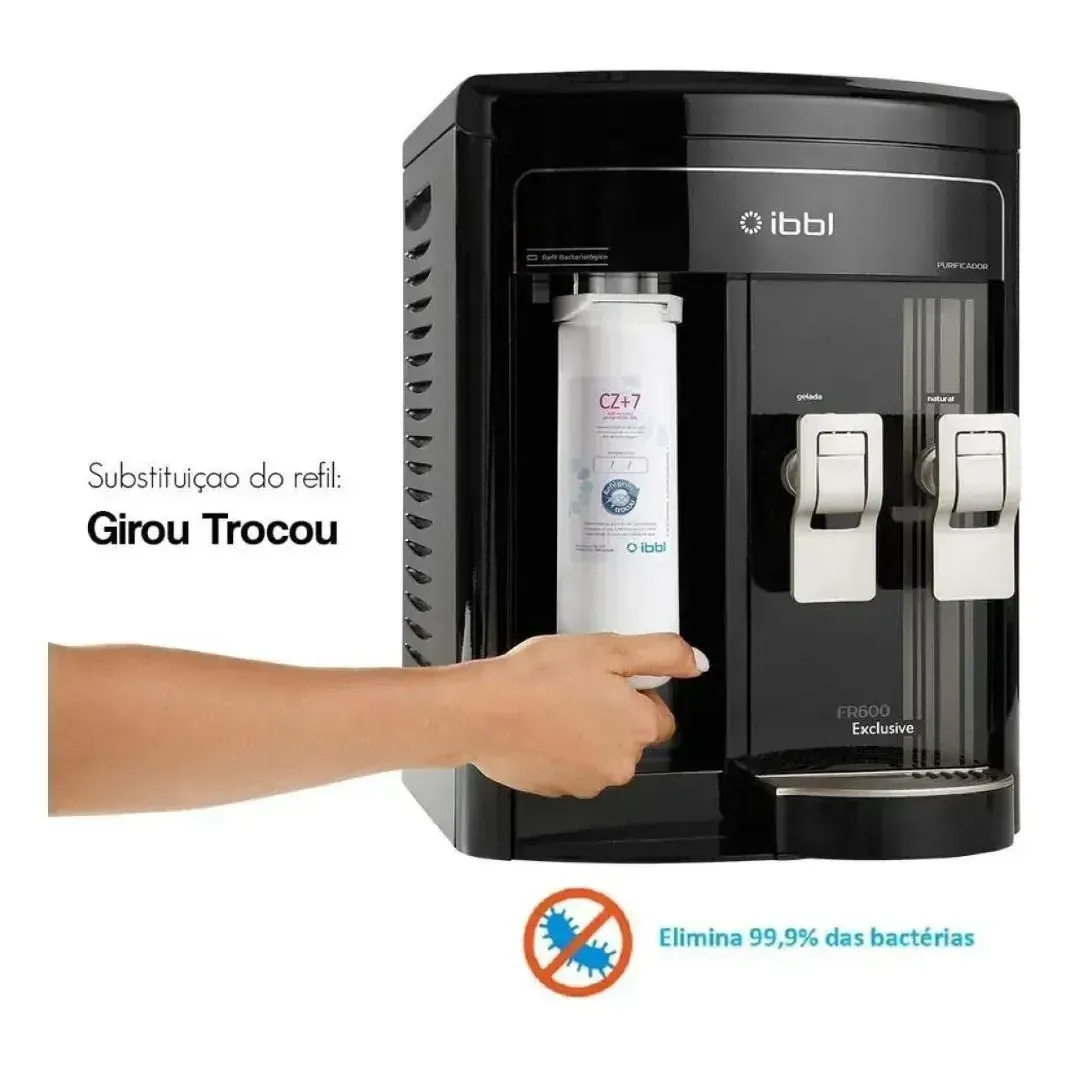 Troca do refil CZ+7 no IBBL FR600 Exclusive preto