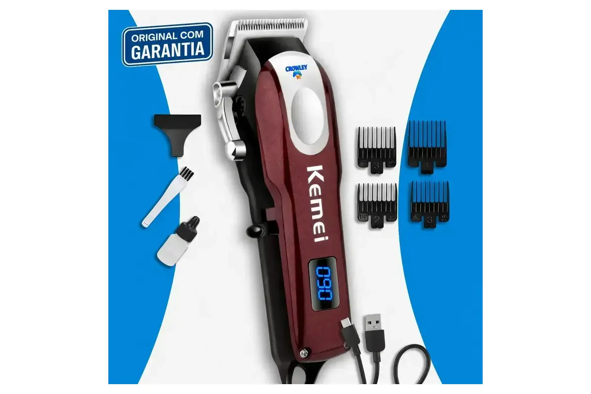 Máquina de Cortar Cabelo Kemei KM-2606 vale a pena? Análise completa