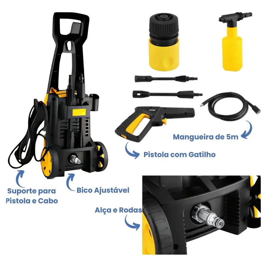 Acessórios incluídos com a Lavadora Vonder LAV 1600