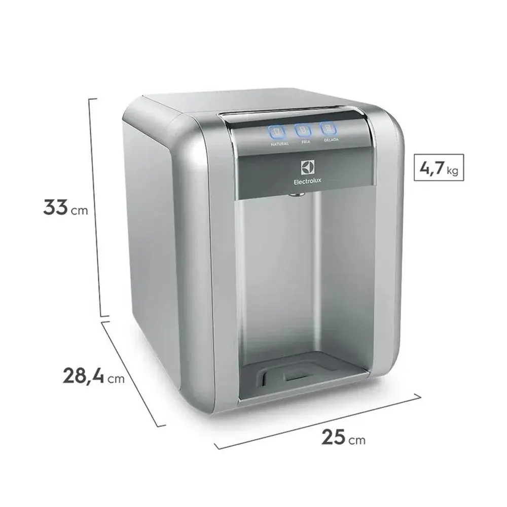 Dimensões do Purificador Electrolux PE11X
