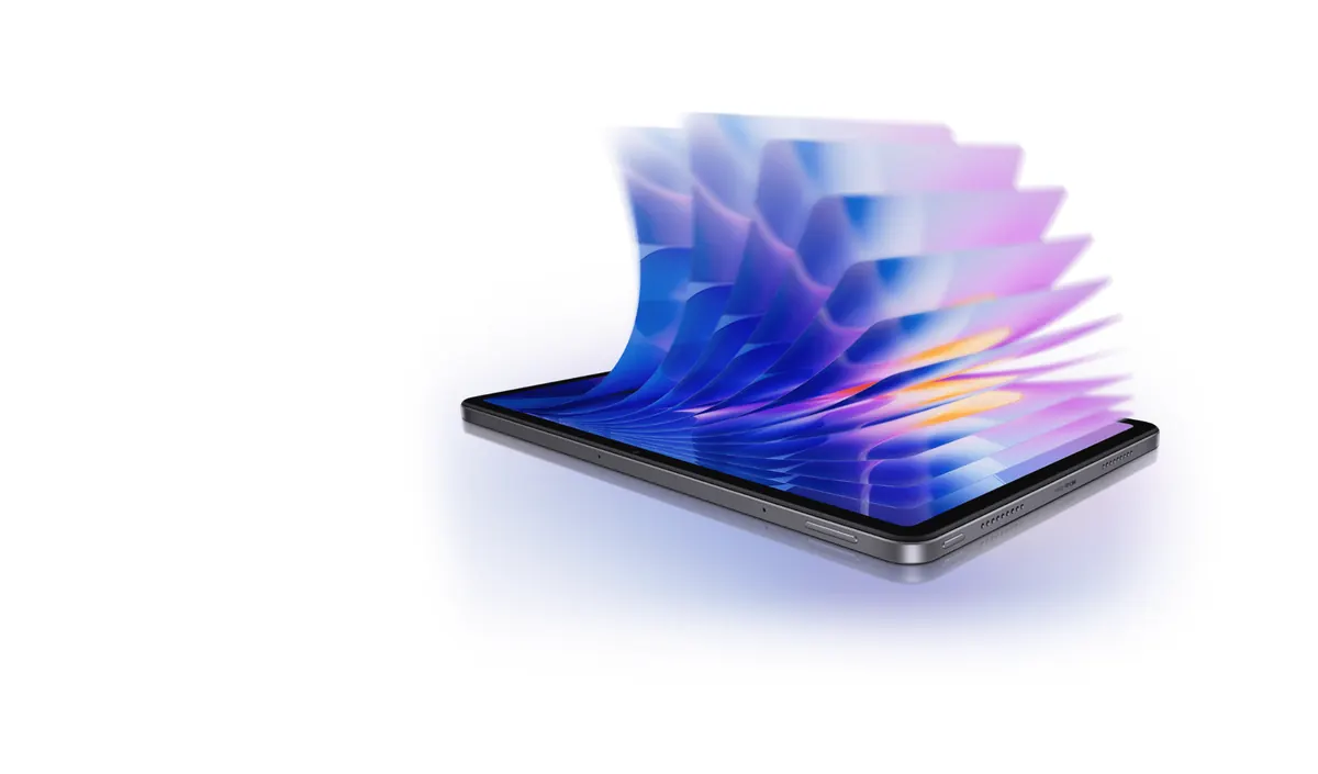Ilustração de fluidez da tela do Redmi Pad 2