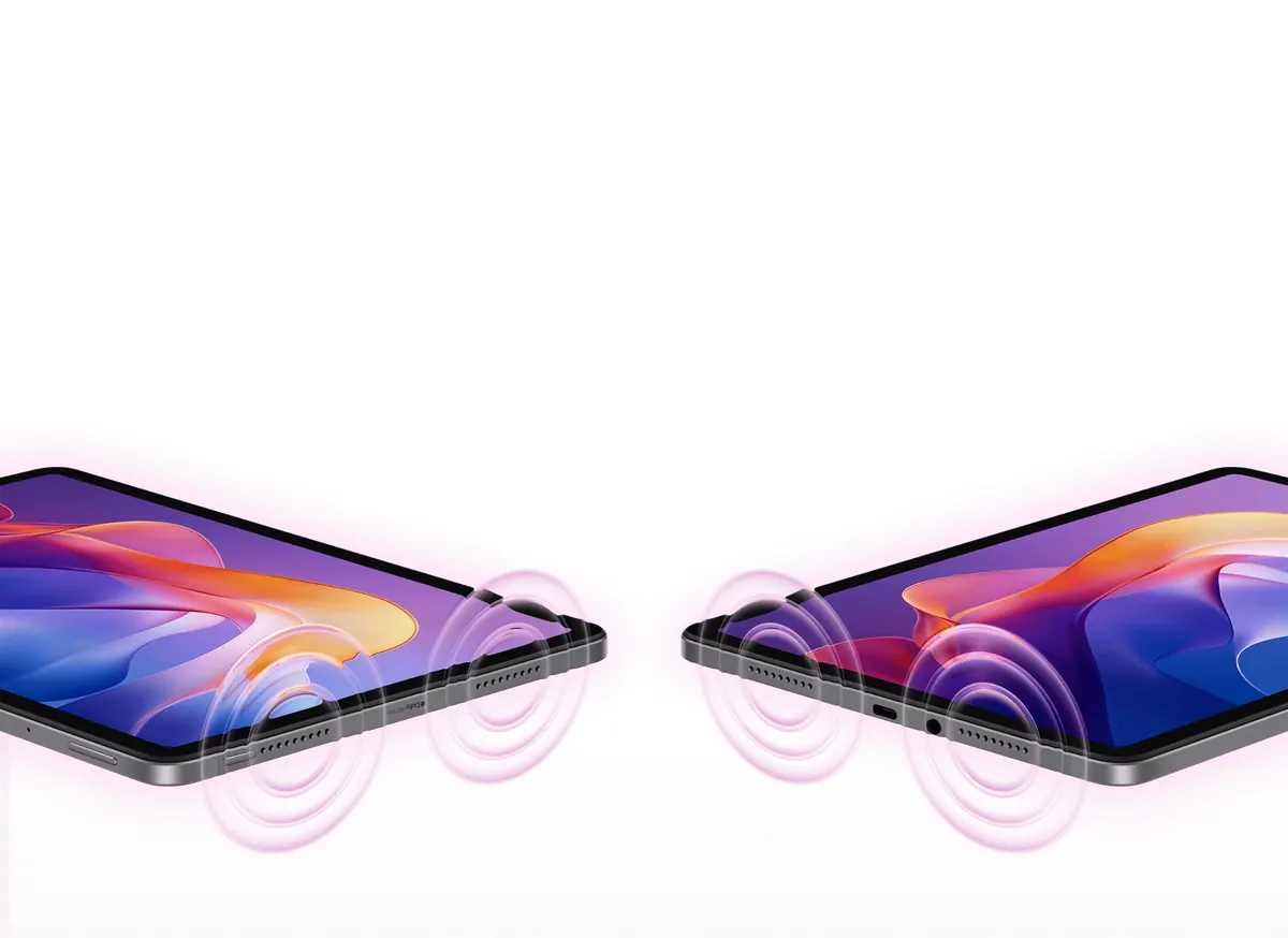 Quatro alto-falantes do Redmi Pad 2