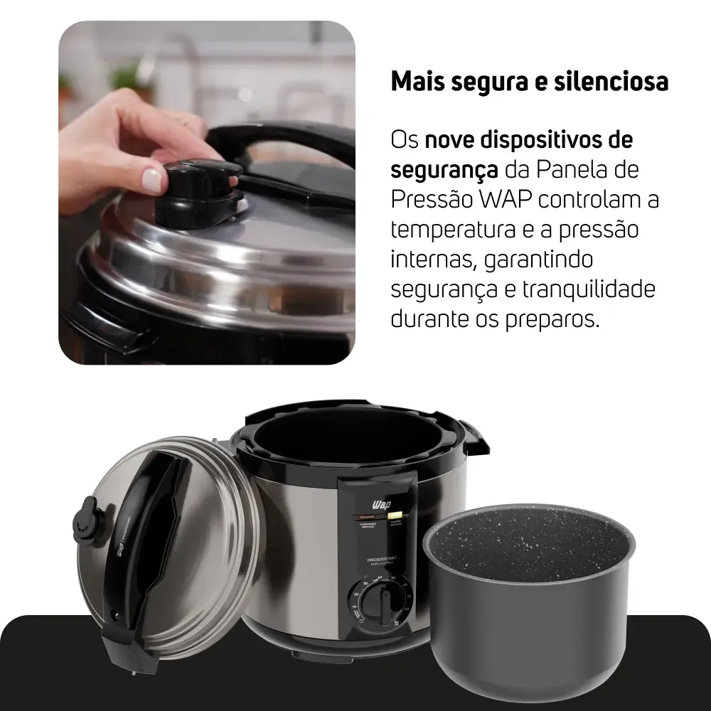 Panela de Pressão Elétrica WAP WPPE2 5L é Boa? Vale a Pena?